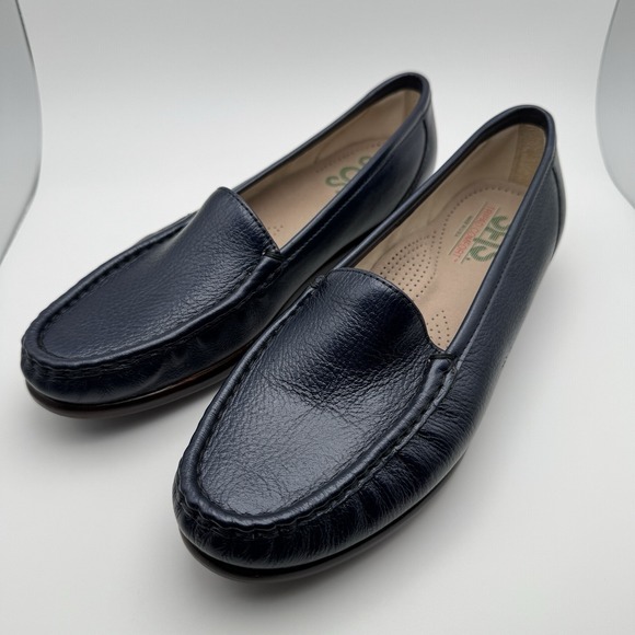 SAS Womens Simple Slip On Loafer Tripad Comfort Pearl Blue 8M With Box 8 M - Picture 3 of 14